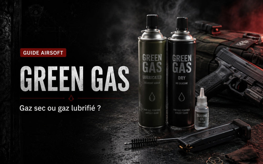 Gaz sec vs gaz lubrifié Airsoft : lequel choisir pour GBB et GBBR ?