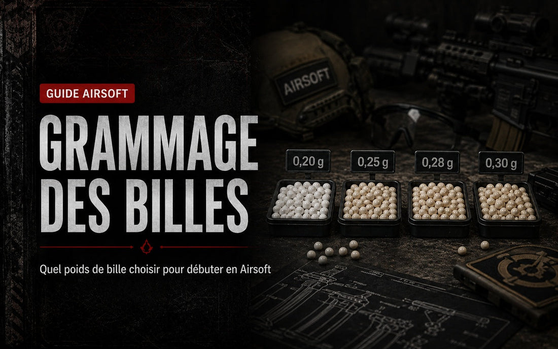 Quel grammage de bille choisir pour débuter en Airsoft ?