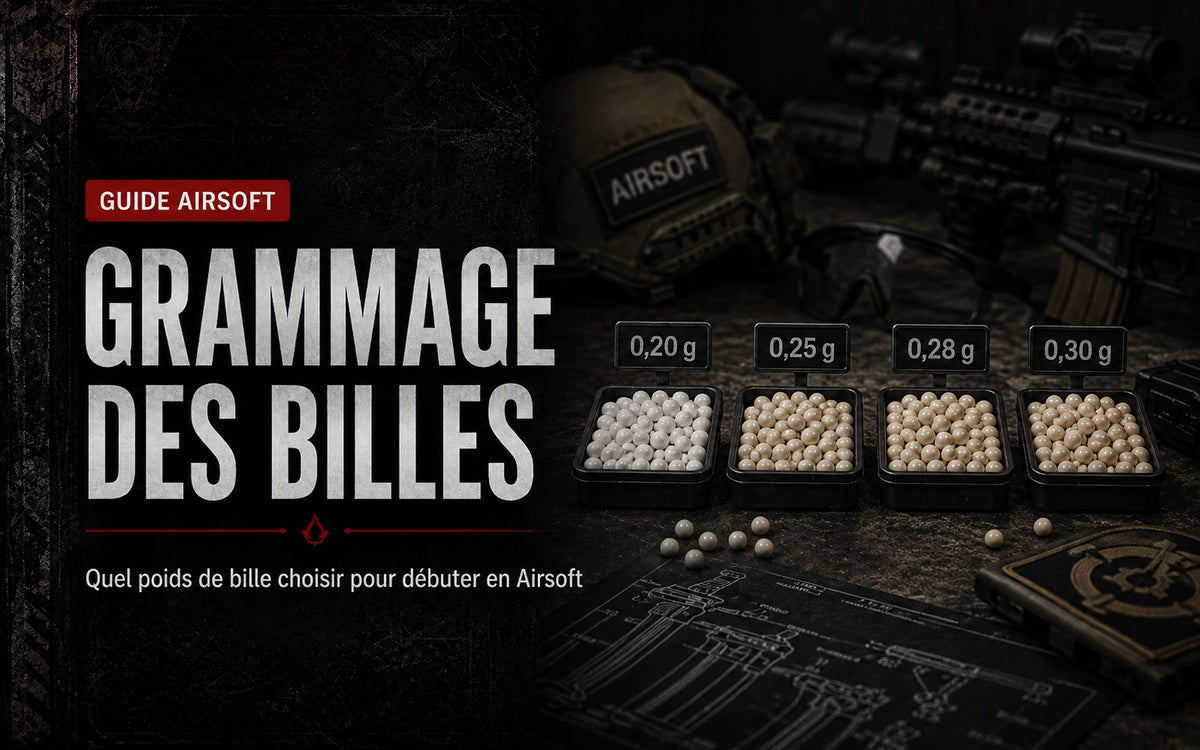 Quel grammage de bille choisir pour débuter en Airsoft ?