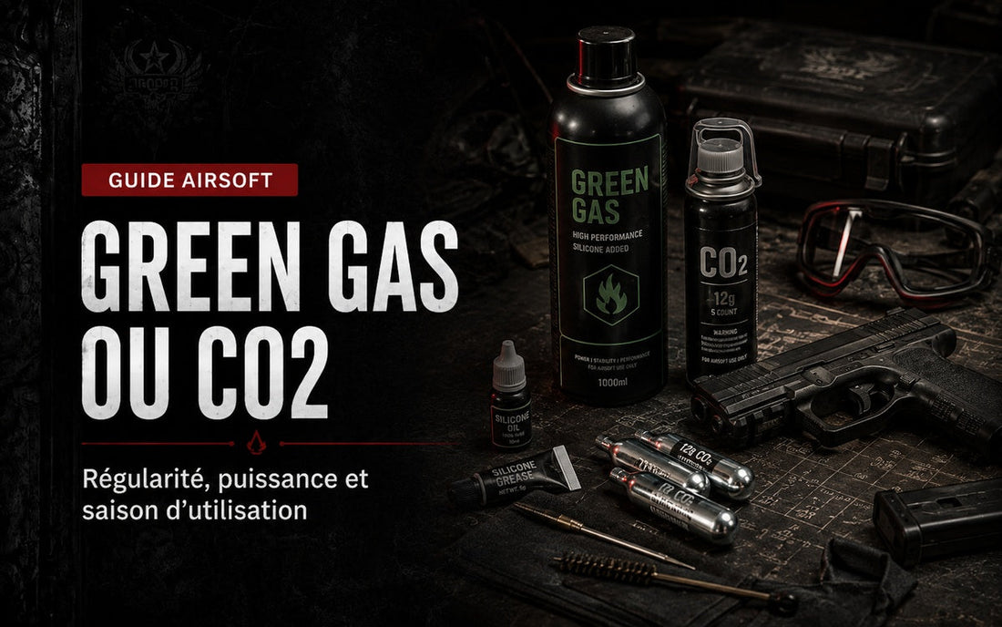 Green Gas vs CO2 : quel gaz choisir pour sa réplique Airsoft ?