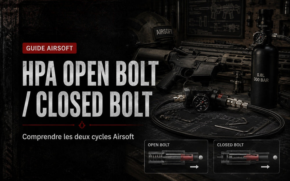 HPA open bolt vs closed bolt : comprendre les deux cycles Airsoft