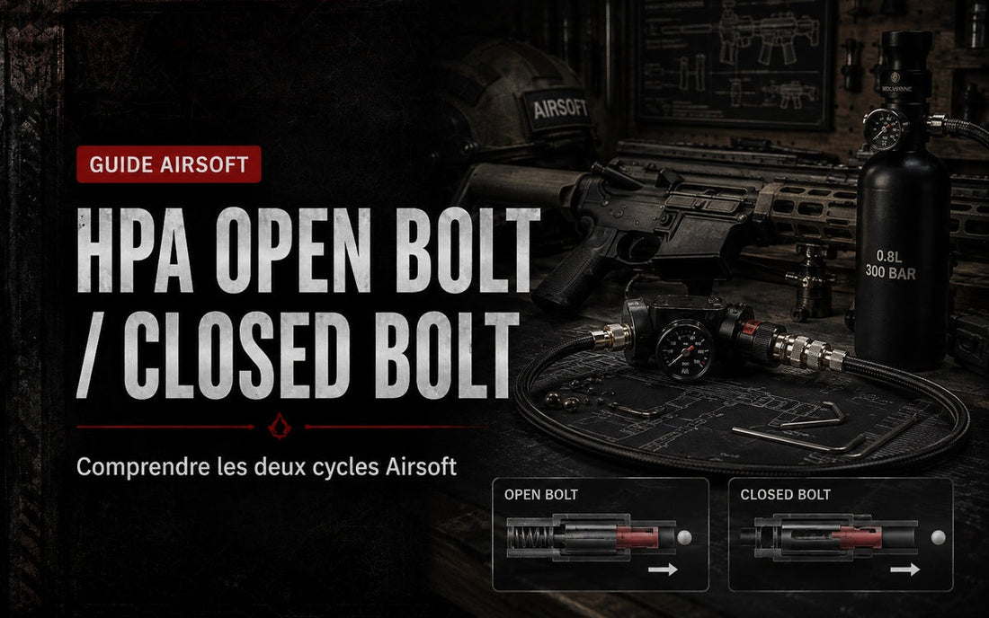 HPA open bolt vs closed bolt : comprendre les deux cycles Airsoft