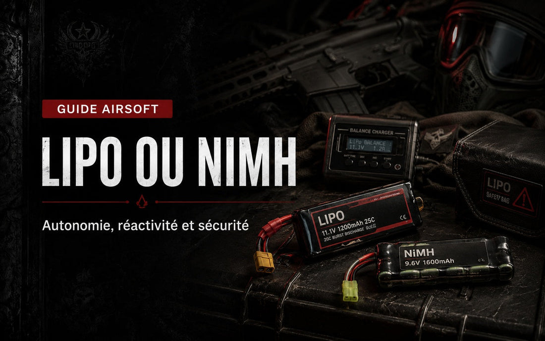 LiPo, Li-ion ou NiMH : quelle batterie choisir pour son AEG Airsoft ?