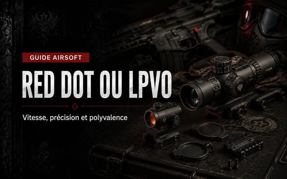 Point rouge, lunette ou mire : quelle optique choisir pour l’Airsoft ?