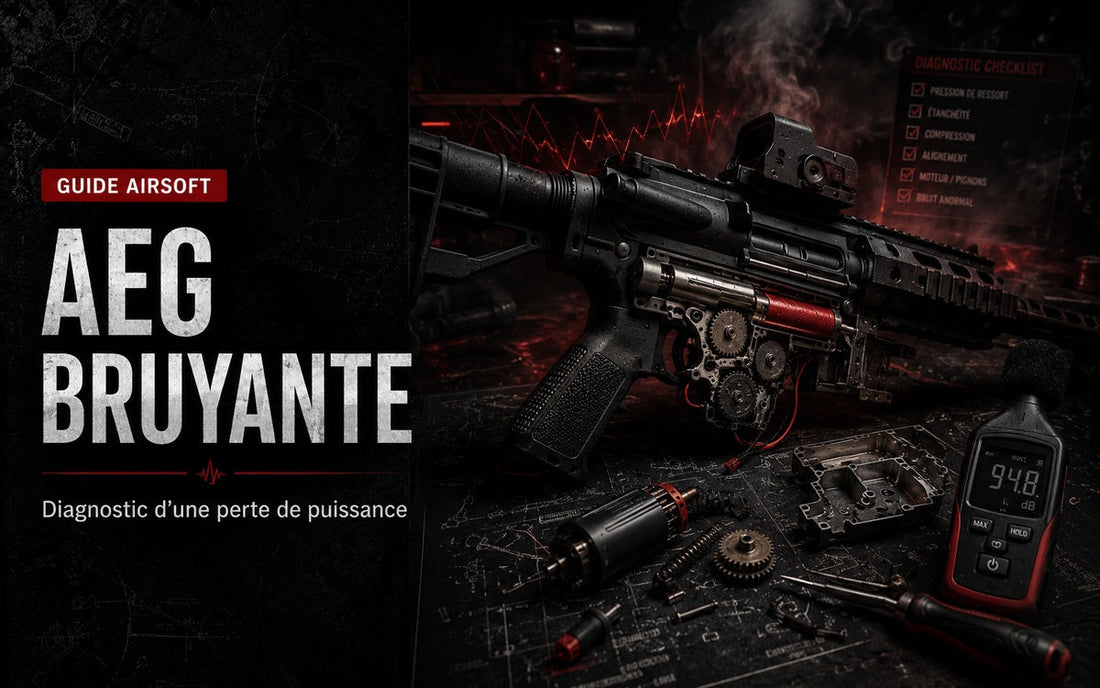 AEG bruyante ou en perte de puissance : méthode de diagnostic Airsoft