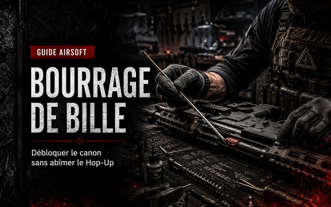 Bourrage de bille Airsoft : débloquer le canon et trouver la cause sans abîmer le Hop-Up