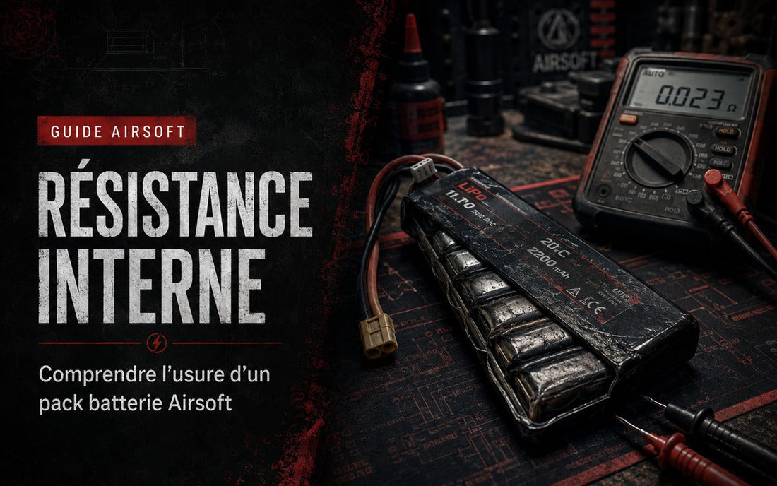 Résistance interne d’une batterie Airsoft : comprendre l’usure d’un pack