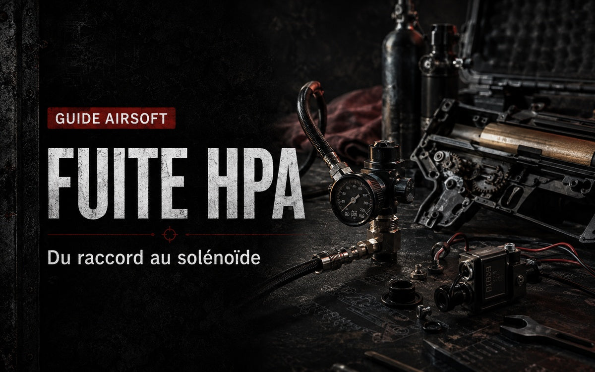Fuite HPA Airsoft : méthode de diagnostic du raccord au solénoïde