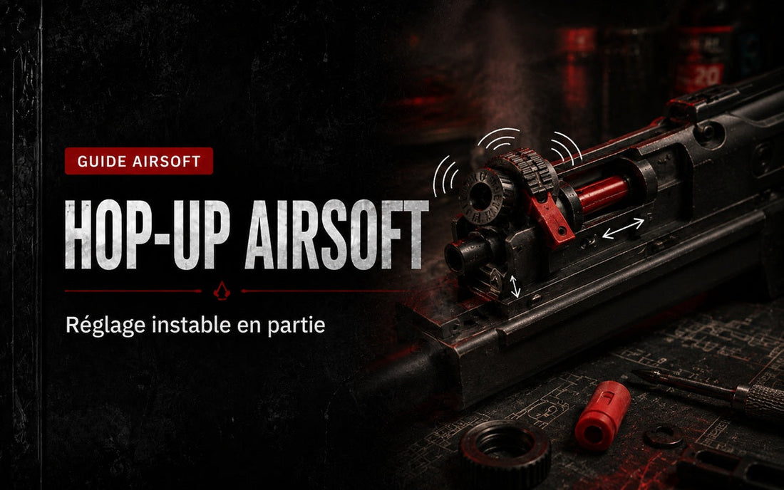 Hop-Up Airsoft qui se dérègle en partie : molette, bras, nub, bloc et vibrations