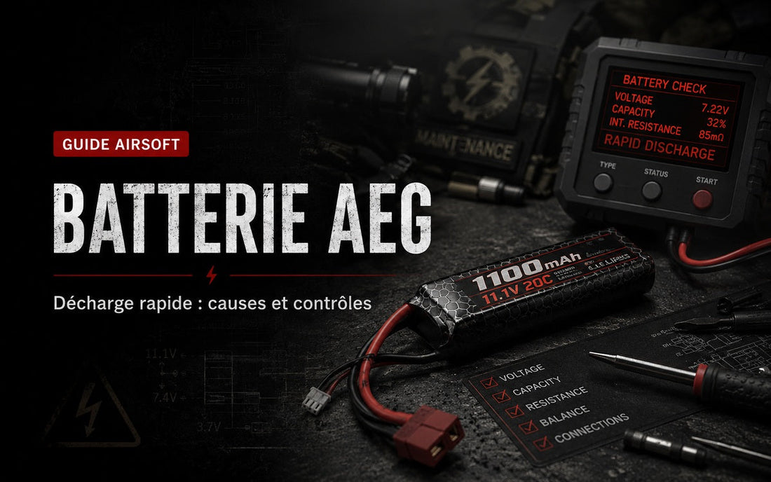 Batterie AEG qui se décharge vite : causes et contrôles