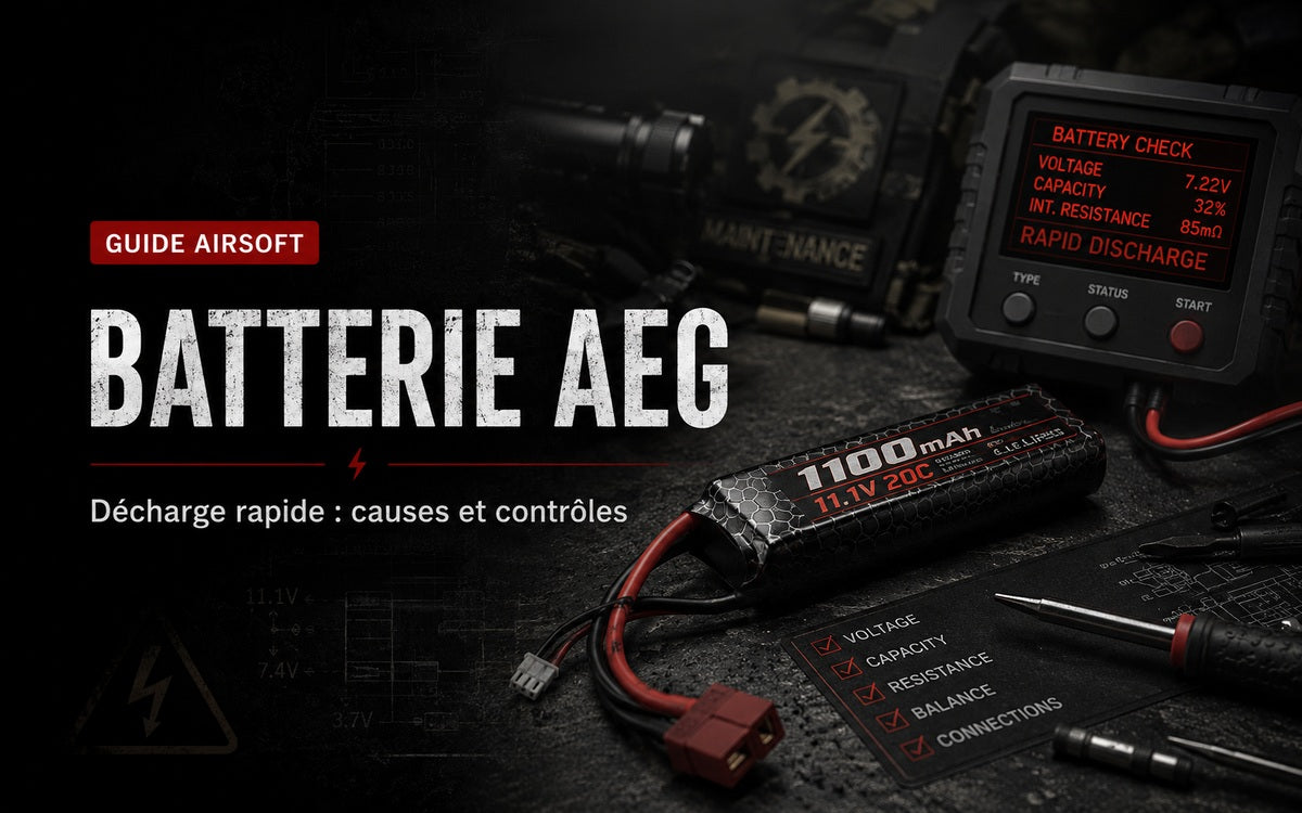Batterie AEG qui se décharge vite : causes et contrôles