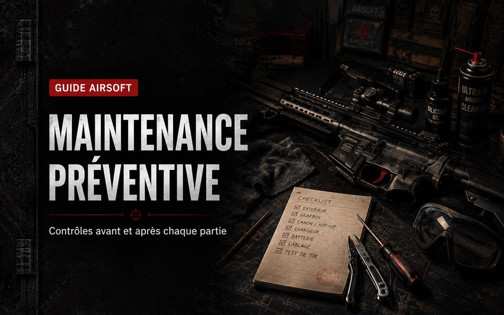 Maintenance préventive Airsoft : contrôles avant et après chaque partie