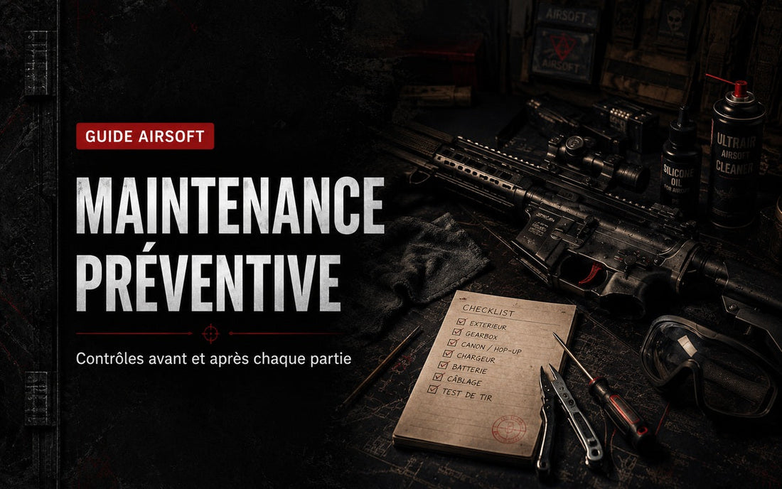 Maintenance préventive Airsoft : contrôles avant et après chaque partie