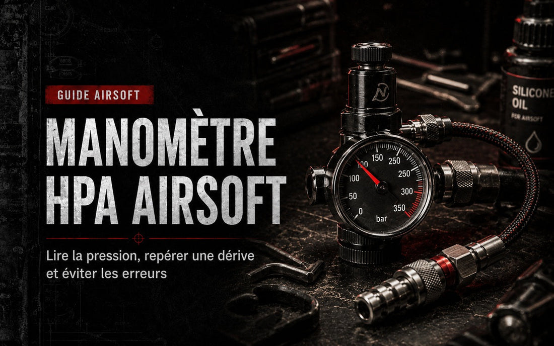 Manomètre HPA Airsoft : lire la pression, repérer une dérive et éviter les erreurs
