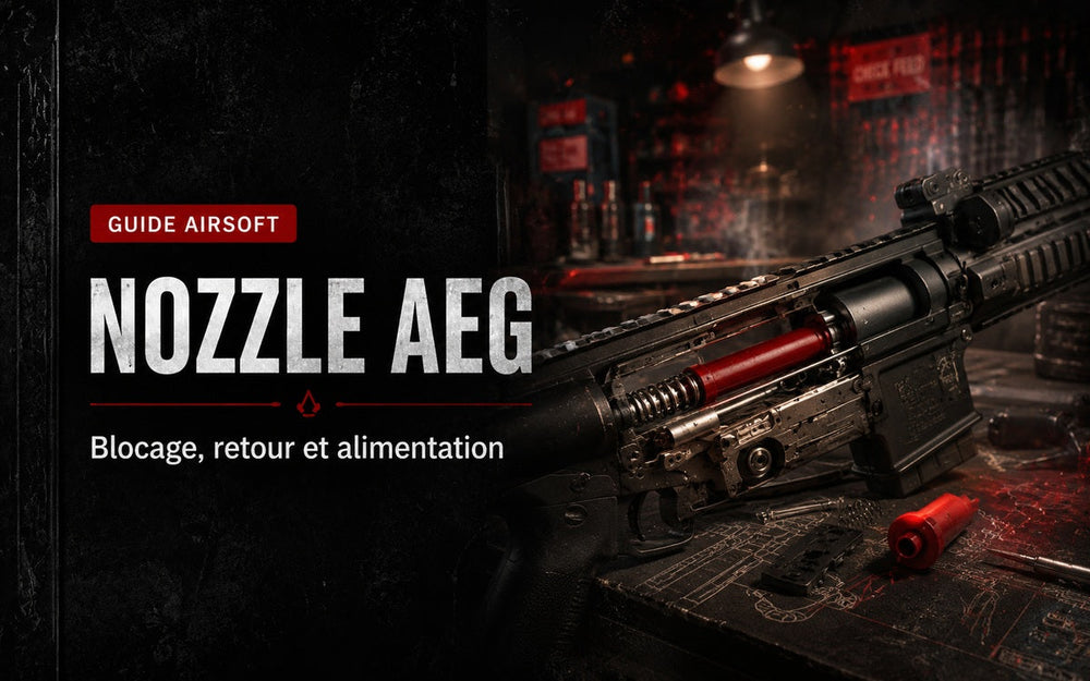 Nozzle AEG qui se bloque ou revient mal : tappet plate, ressort, alignement et alimentation