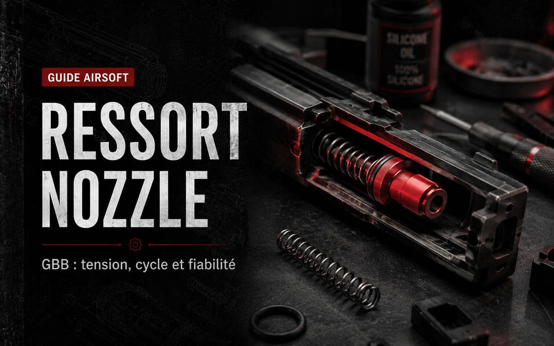Ressort de rappel du nozzle GBB : cycle, retour et symptômes de fatigue