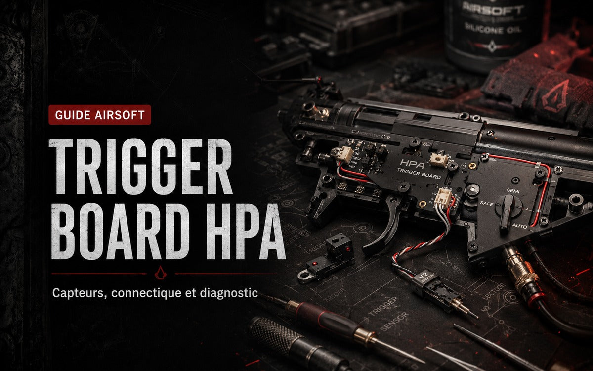 Trigger board HPA Airsoft : capteurs, connectique et diagnostic