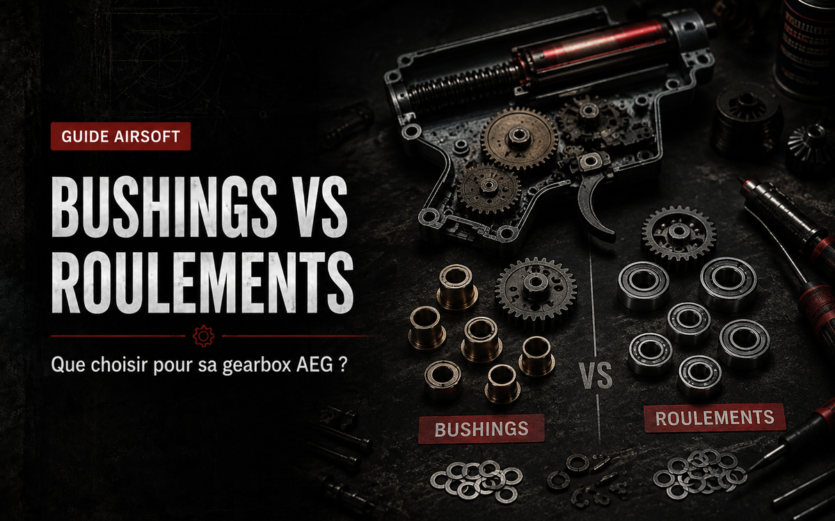 Roulements ou bushings AEG : que choisir pour sa gearbox ?