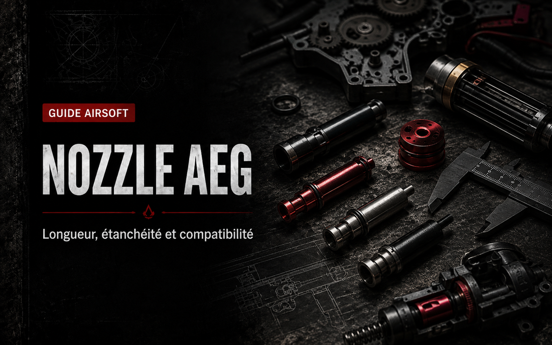 Nozzle AEG Airsoft : longueur, étanchéité et compatibilité