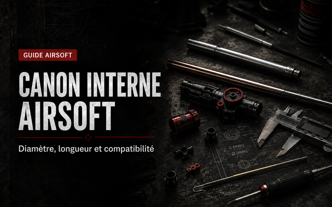 Canon interne Airsoft : diamètre, longueur et compatibilité, le guide complet