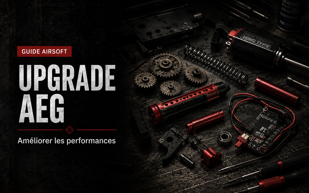 Guide complet de l'upgrade AEG : comment améliorer les performances de votre réplique Airsoft