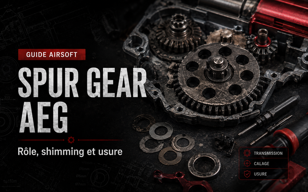 Spur gear AEG : rôle, shimming et usure