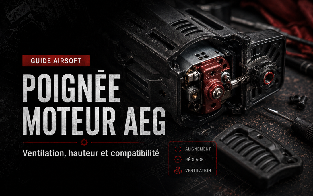 Poignée moteur AEG : ventilation, hauteur et compatibilité