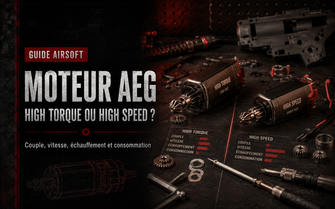 Moteur AEG high torque ou high speed : lequel choisir pour son upgrade ?