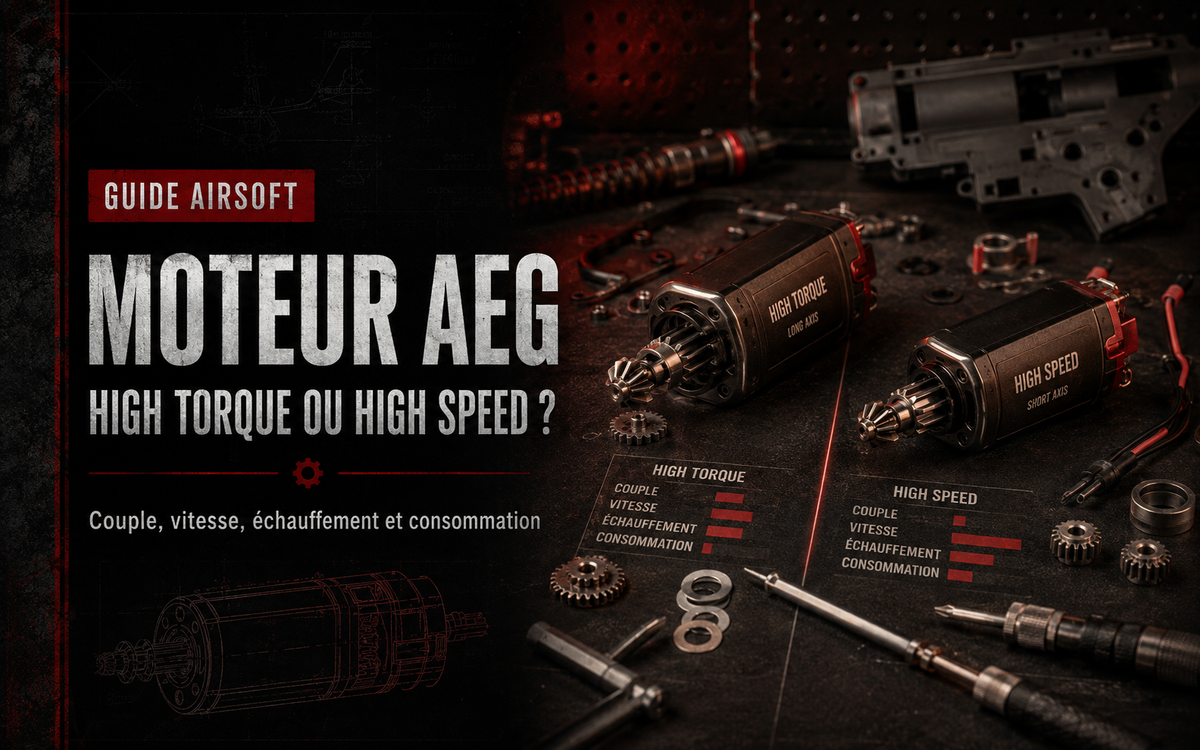 Moteur AEG high torque ou high speed : lequel choisir pour son upgrade ?
