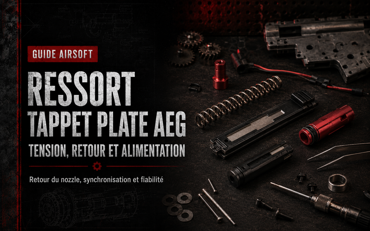 Ressort de tappet plate AEG : tension, retour et alimentation