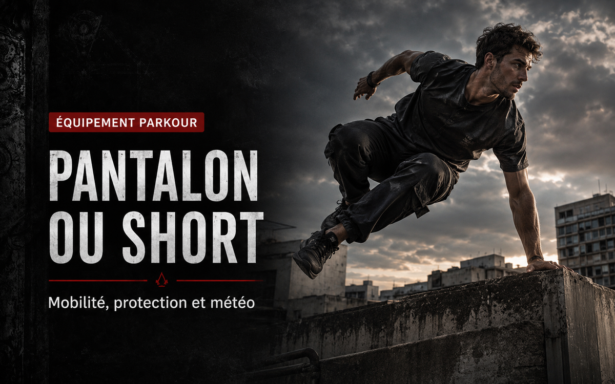 Pantalon ou short pour le Parkour : mobilité, protection et météo