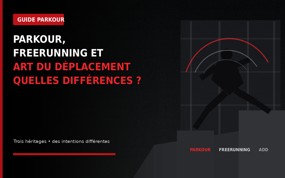 Parkour, freerunning et art du déplacement : quelles différences ?