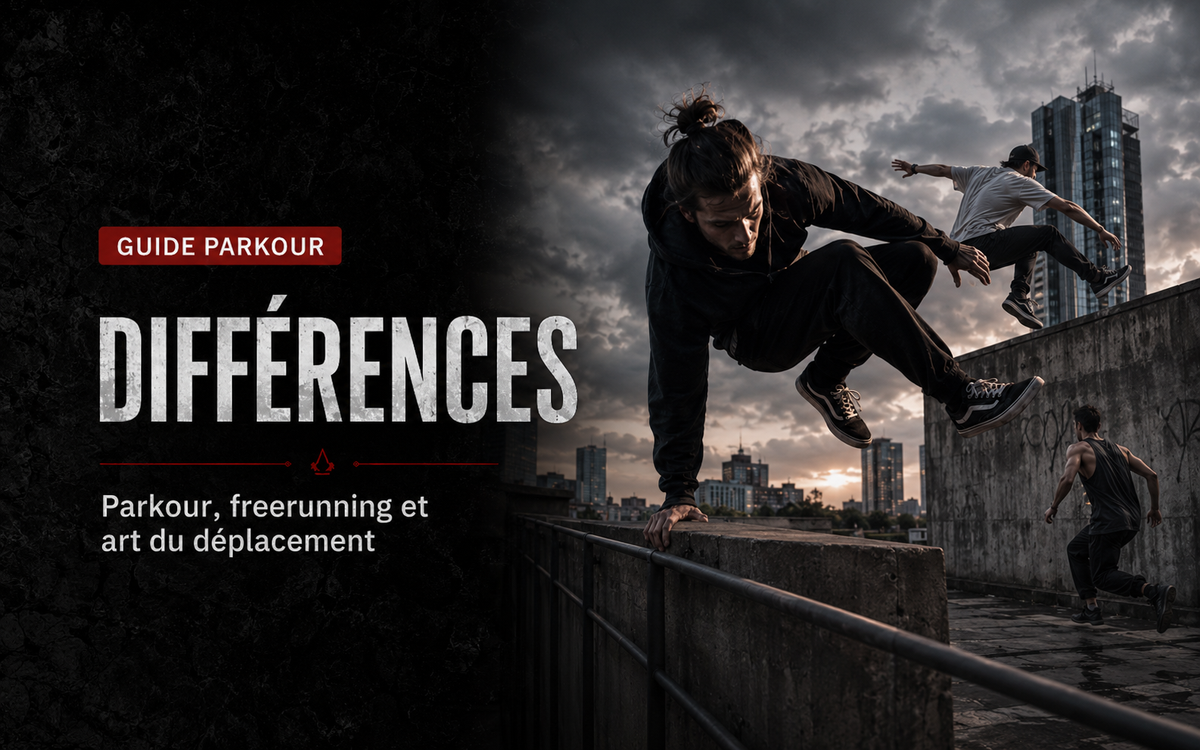 Parkour, freerunning et art du déplacement : quelles différences ?