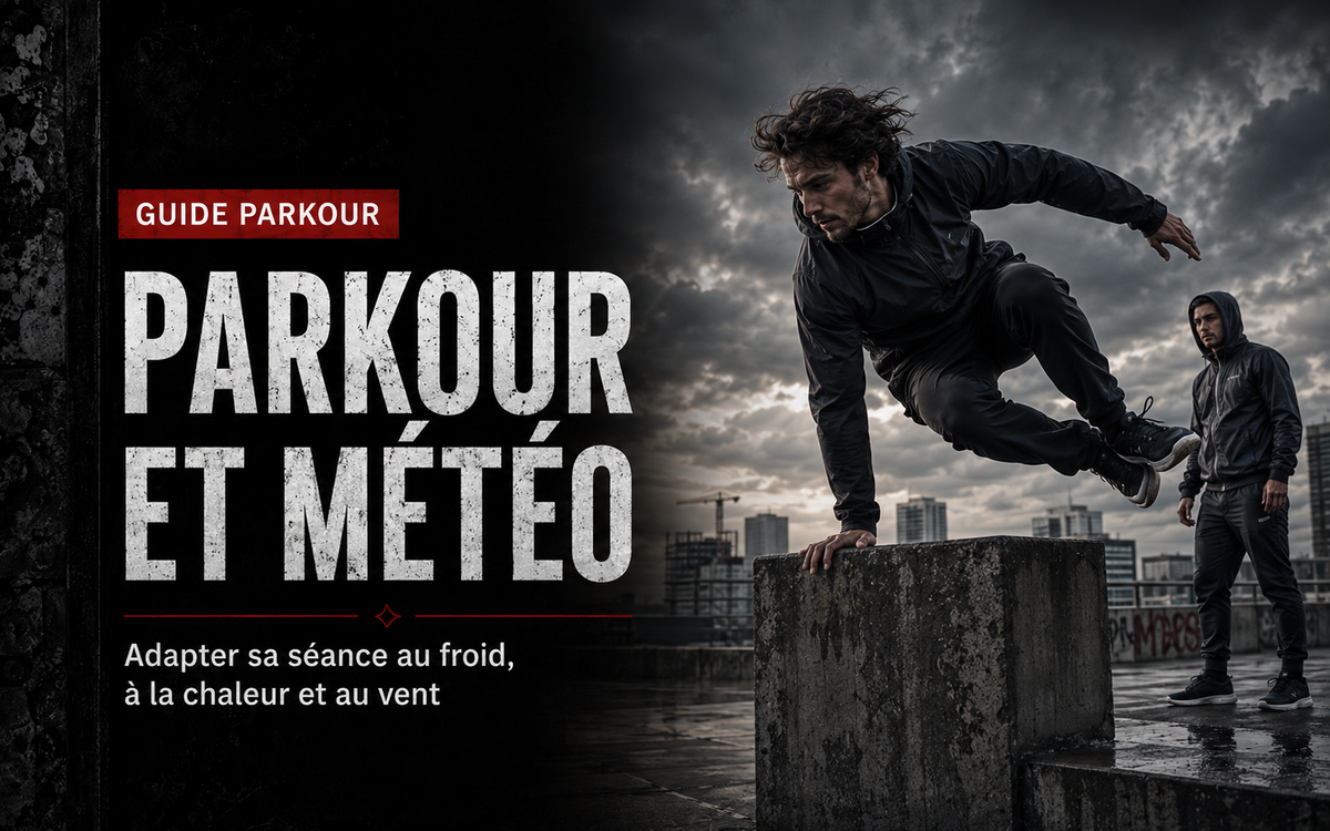 Parkour et météo : adapter sa séance au froid, à la chaleur et au vent