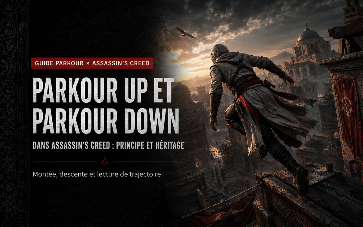 Parkour Up et Parkour Down dans Assassin’s Creed : principe et héritage