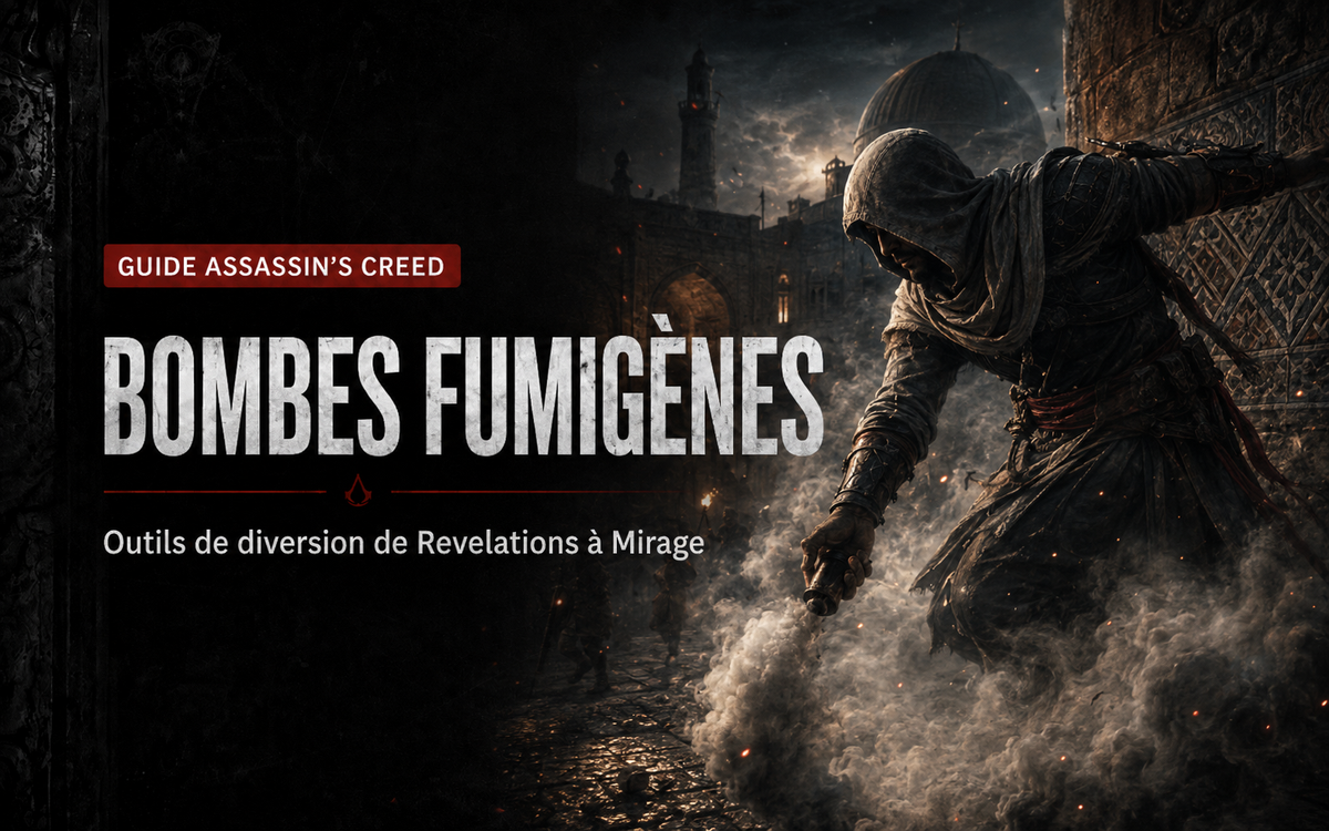 Bombes fumigènes et outils de diversion dans Assassin’s Creed : de Revelations à Mirage
