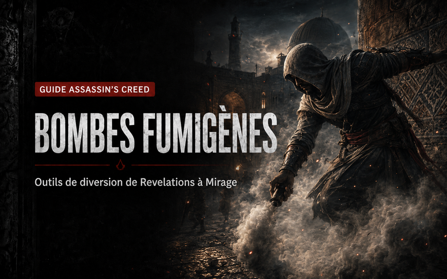 Bombes fumigènes et outils de diversion dans Assassin’s Creed : de Revelations à Mirage