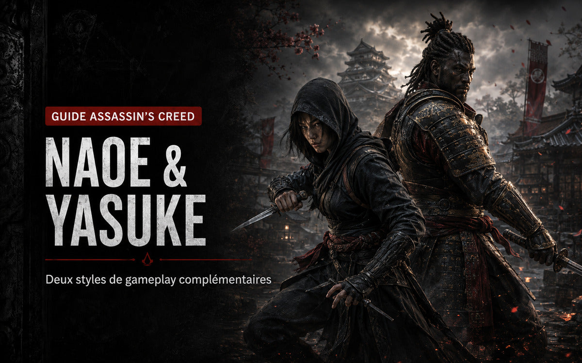 Naoe ou Yasuke dans Assassin’s Creed Shadows : deux styles de gameplay complémentaires