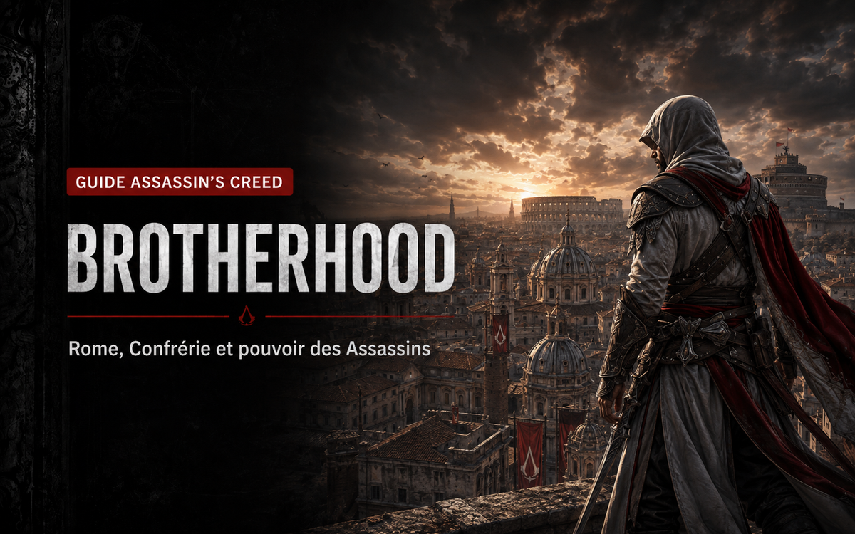 Assassin’s Creed Brotherhood : Rome, Confrérie, gameplay et héritage d’Ezio