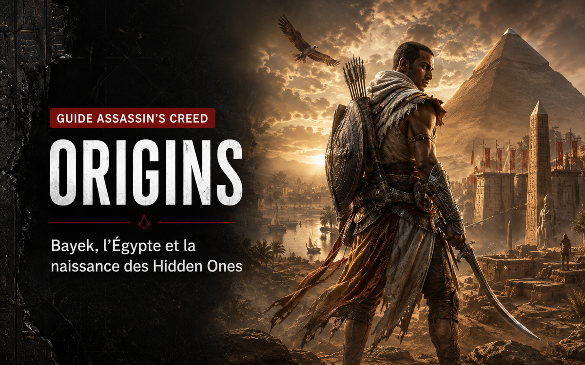 Assassin’s Creed Origins : Bayek, Égypte, RPG et naissance des Hidden Ones