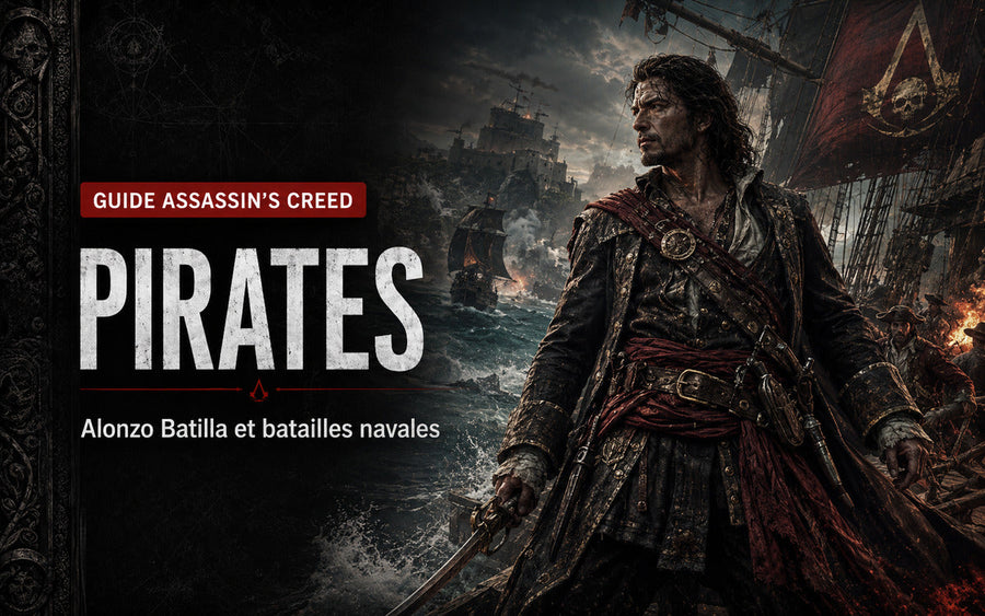 Assassin’s Creed Pirates : navigation mobile, Alonzo Batilla et batailles navales