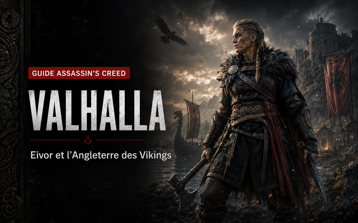 Assassin’s Creed Valhalla : Eivor, Angleterre viking, raids, alliances et RPG