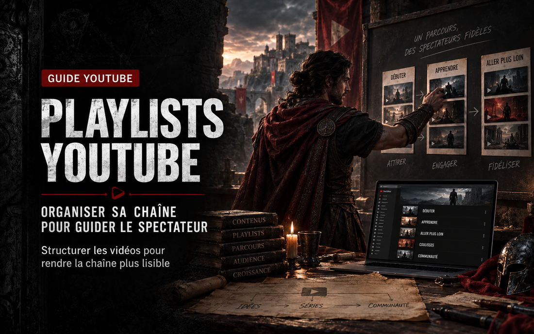 Playlists YouTube : organiser sa chaîne pour guider le spectateur