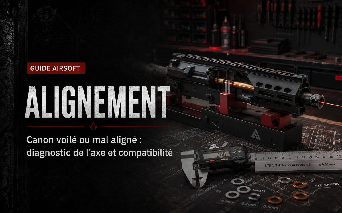 Outer barrel Airsoft : alignement, jeu et précision