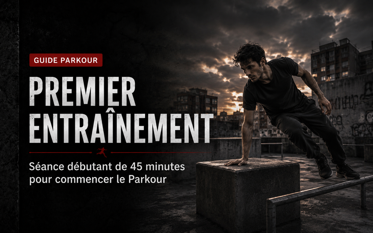 Premier entraînement de Parkour : séance débutant de 45 minutes
