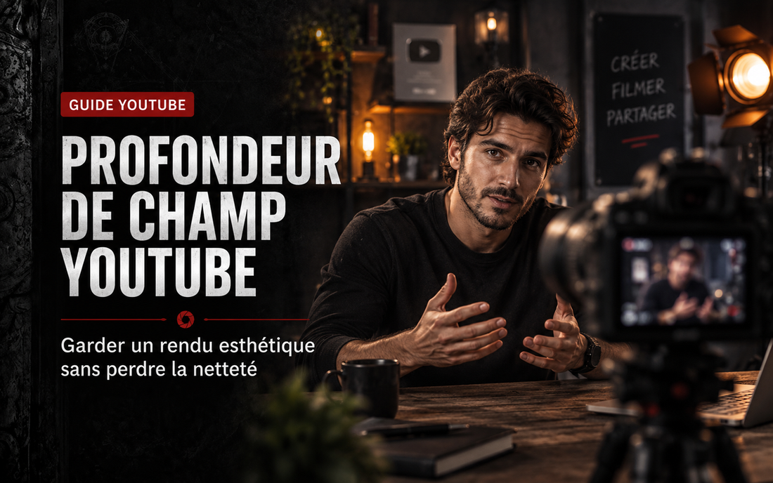 Profondeur de champ YouTube : garder un rendu esthétique sans perdre la netteté