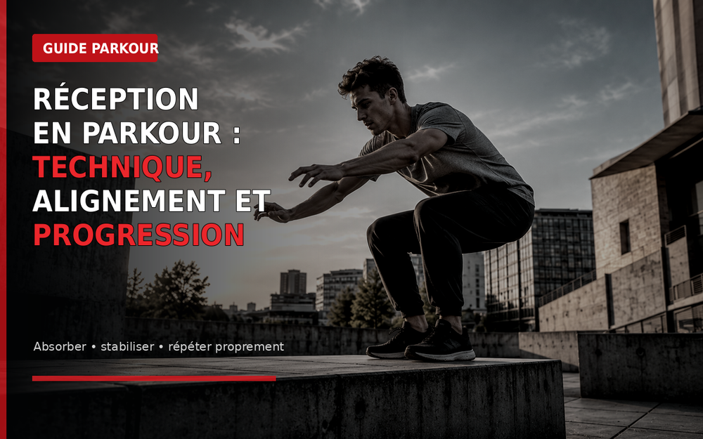 Réception en Parkour : technique, alignement et progression