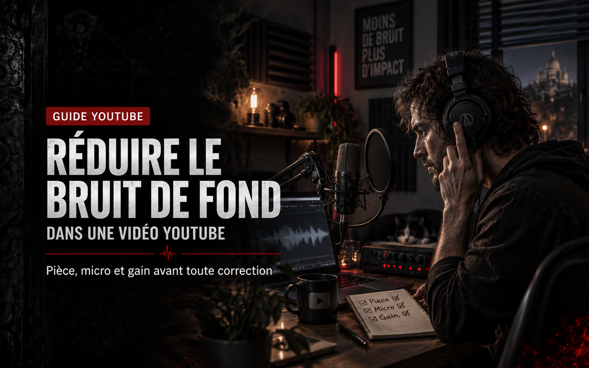 Réduire le bruit de fond dans une vidéo YouTube