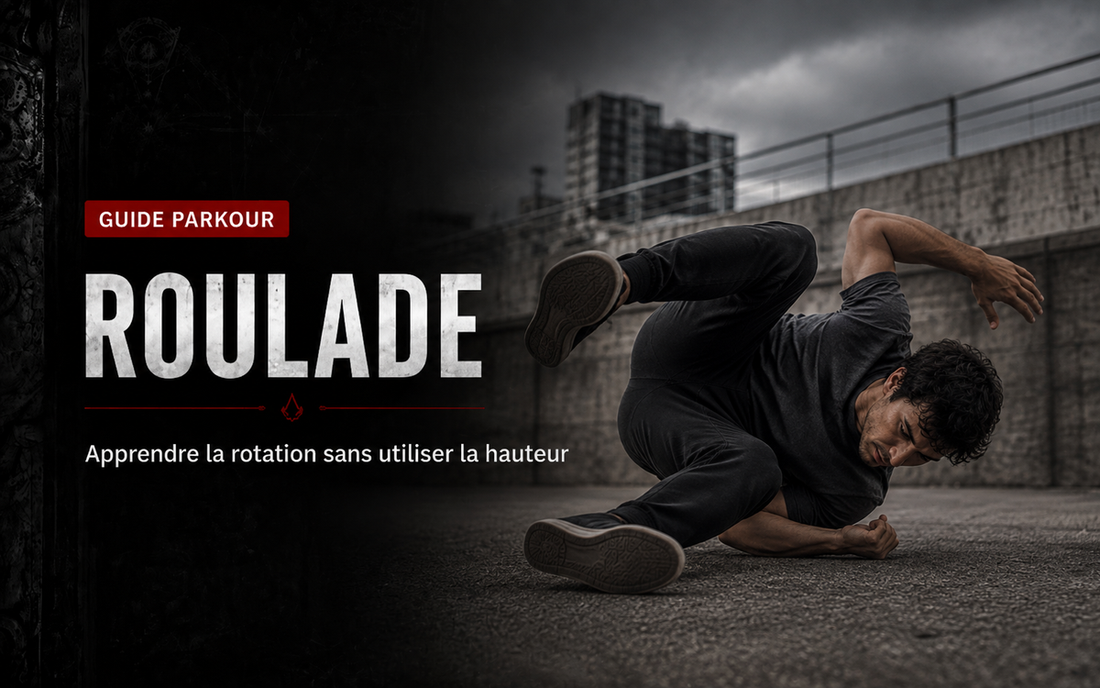 Roulade en Parkour : apprendre la rotation sans utiliser la hauteur
