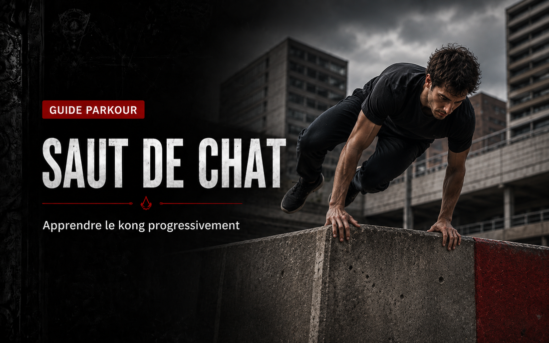 Saut de chat en Parkour : apprendre le kong progressivement